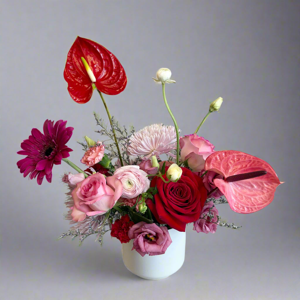 Valentine's Day Vase Arrangements